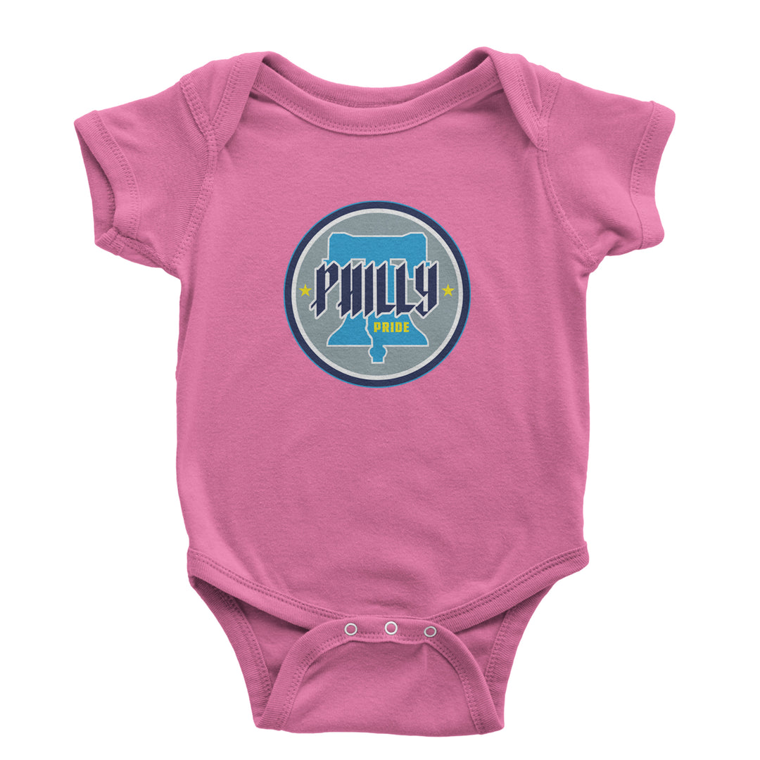 Philly Pride Liberty Bell Infant One-Piece Romper Bodysuit Or Toddler T-shirt Raspberry