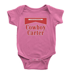 Cowboy Karter Country Act Two Infant One-Piece Romper Bodysuit Or Toddler T-shirt Raspberry