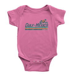 Gulf Of Mexico Established Year 1550 Infant One-Piece Romper Bodysuit Or Toddler T-shirt Raspberry