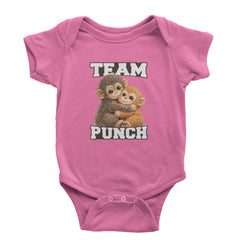 Team Punch Panchi-kun Monkey Infant One-Piece Romper Bodysuit Or Toddler T-shirt Raspberry