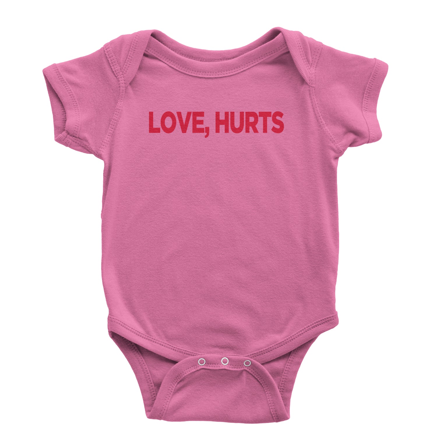 Love Hurts Infant One-Piece Romper Bodysuit Or Toddler T-shirt Raspberry