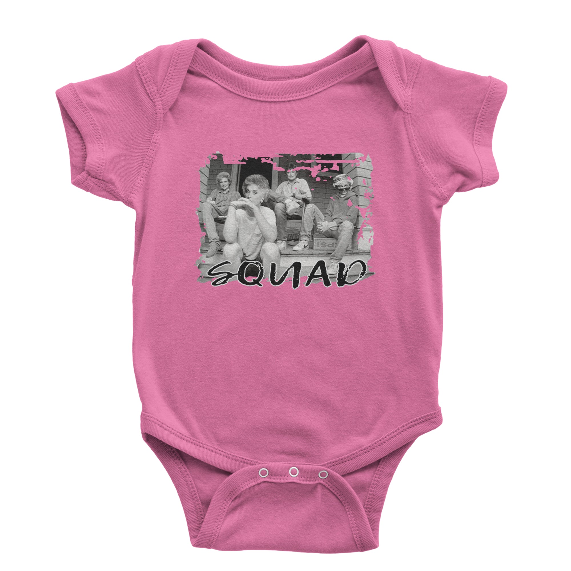 Squad Golden Girls Infant One-Piece Romper Bodysuit Or Toddler T-shirt Raspberry