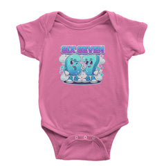 67 Six Seven Meme Kawaii Cloud Infant One-Piece Romper Bodysuit Or Toddler T-shirt Raspberry
