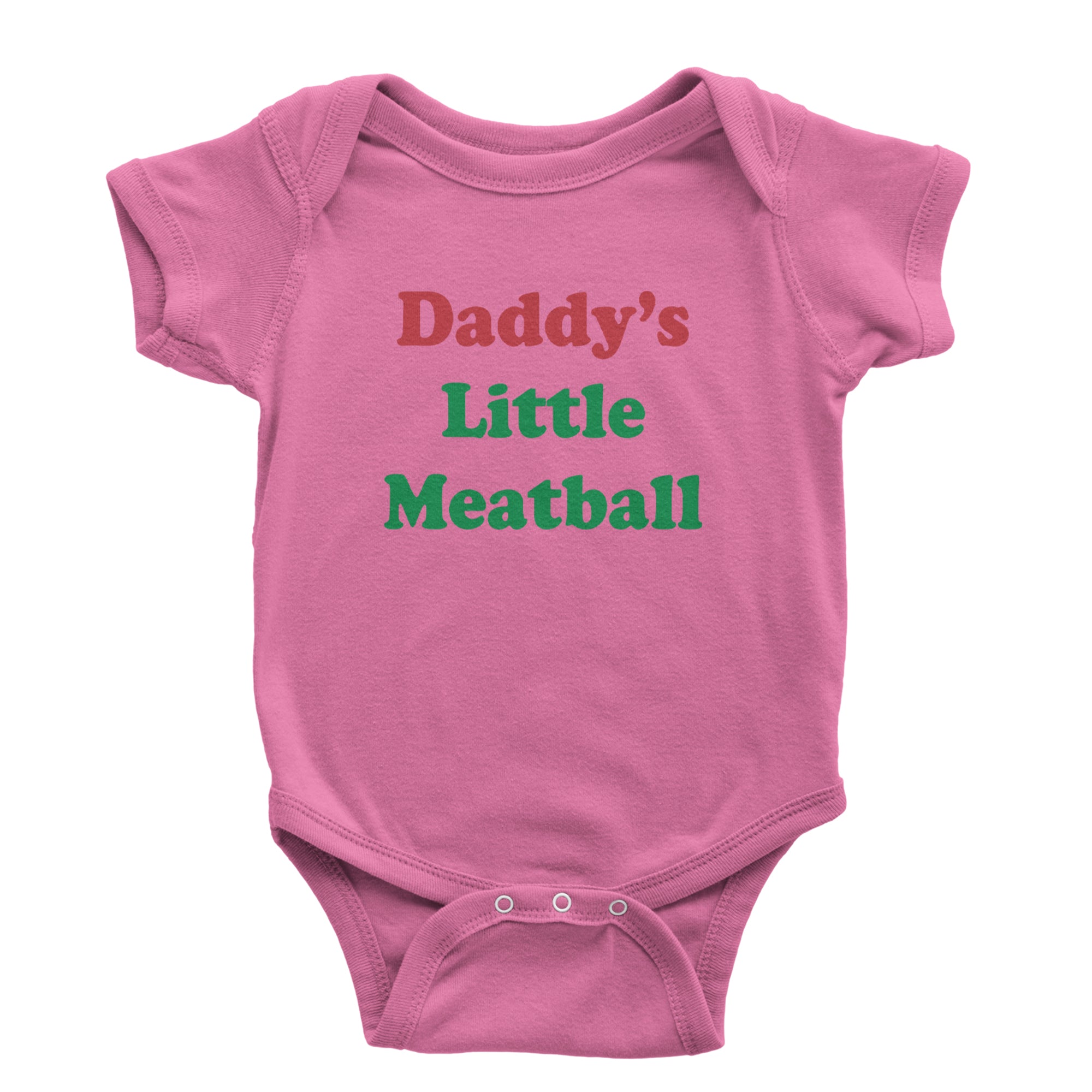 Daddy's Little Meatball Love Island Infant One-Piece Romper Bodysuit Or Toddler T-shirt Raspberry