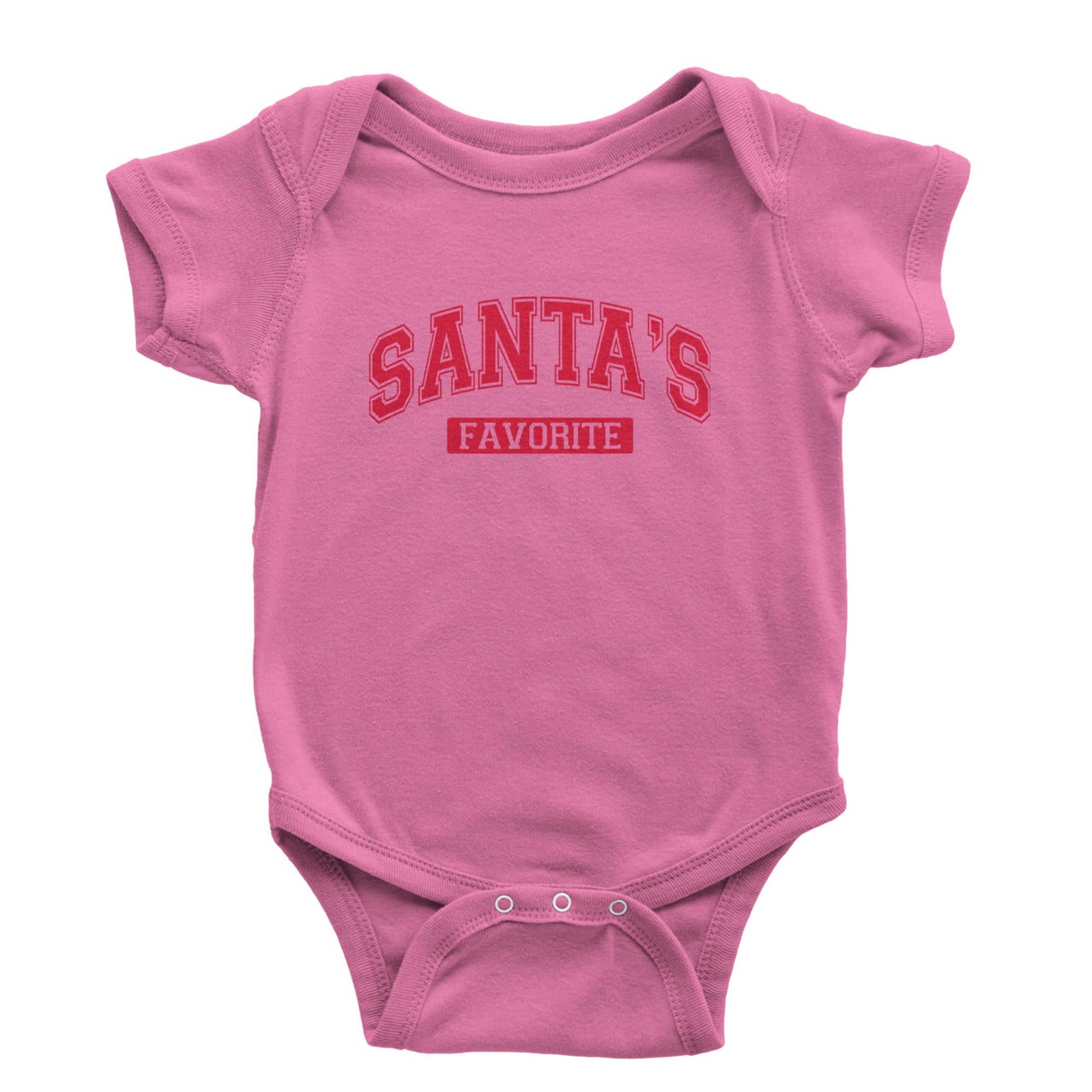 Santa's Favorite Infant One-Piece Romper Bodysuit Or Toddler T-shirt Raspberry