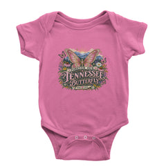 Forever Our Tennessee Butterfly Dolly Infant One-Piece Romper Bodysuit Or Toddler T-shirt Raspberry