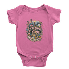 I Will Always Love You Dolly Infant One-Piece Romper Bodysuit Or Toddler T-shirt Raspberry