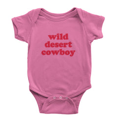Wild Desert Cowboy Country Infant One-Piece Romper Bodysuit Or Toddler T-shirt Raspberry
