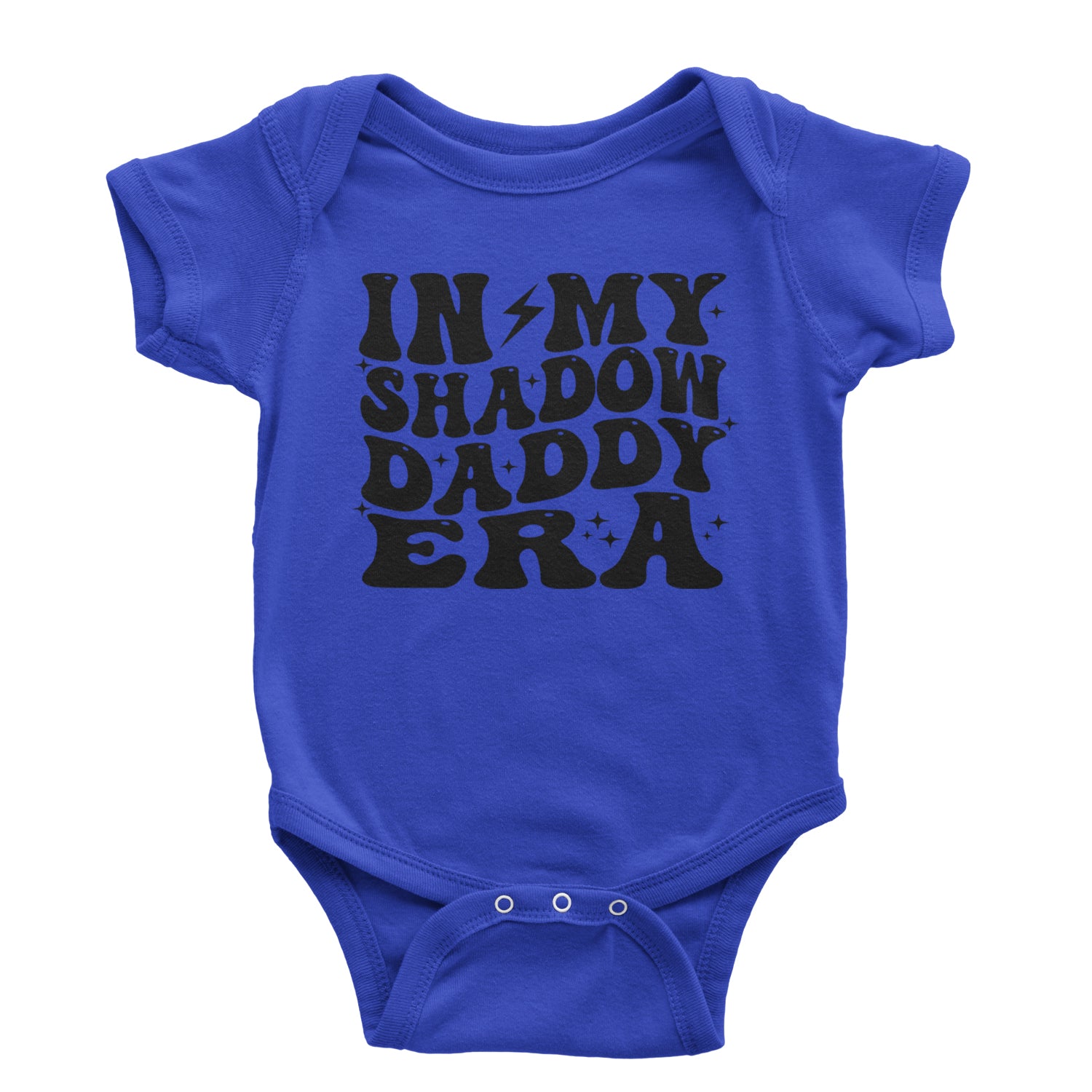 In My Shadow Daddy Era Romantasy Infant One-Piece Romper Bodysuit or Toddler T-shirt Royal Blue