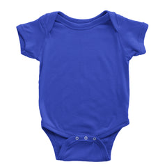 Basics - Pure &amp; Simple Blank Apparel Infant One-Piece Romper Bodysuit Or Toddler T-shirt Royal Blue