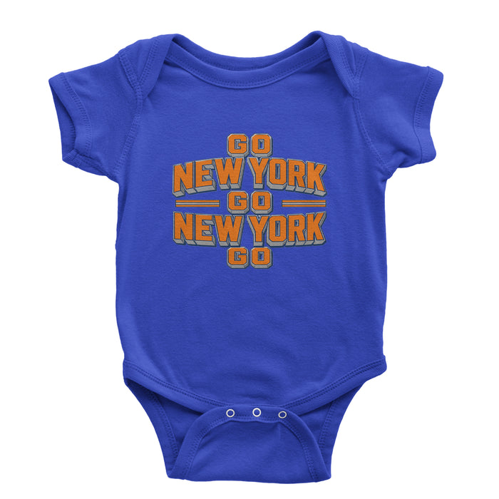 Go New York Go Basketball Infant One-Piece Romper Bodysuit Or Toddler T-shirt