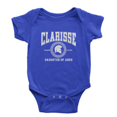 Clarisse Daughter of Ares Battle Ready Infant One-Piece Romper Bodysuit Or Toddler T-shirt Royal Blue