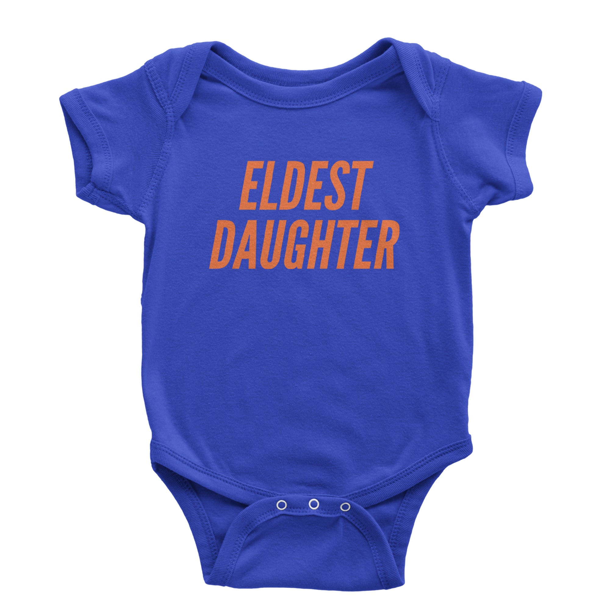 Eldest Daughter Infant One-Piece Romper Bodysuit Or Toddler T-shirt Royal Blue