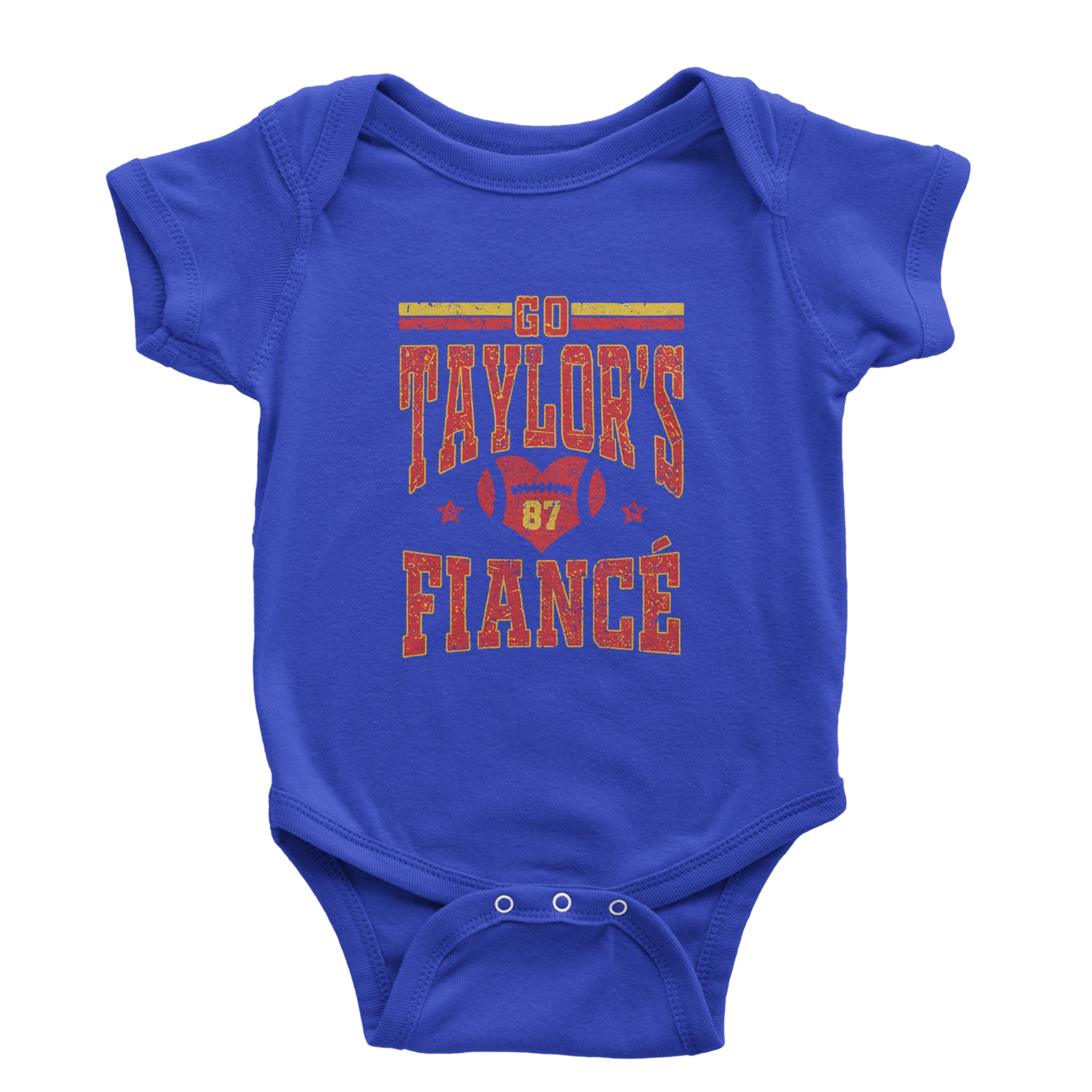 Go Taylor's Fiancé Engagement Game Day Infant One-Piece Romper Bodysuit Or Toddler T-shirt Royal Blue