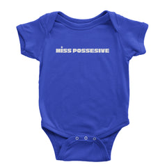 Miss Possessive Music Infant One-Piece Romper Bodysuit Or Toddler T-shirt Royal Blue