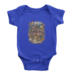I Will Always Love You Dolly Infant One-Piece Romper Bodysuit Or Toddler T-shirt Royal Blue