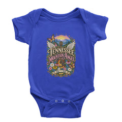 Tennessee Mountain Angel Wings Dolly Infant One-Piece Romper Bodysuit Or Toddler T-shirt Royal Blue