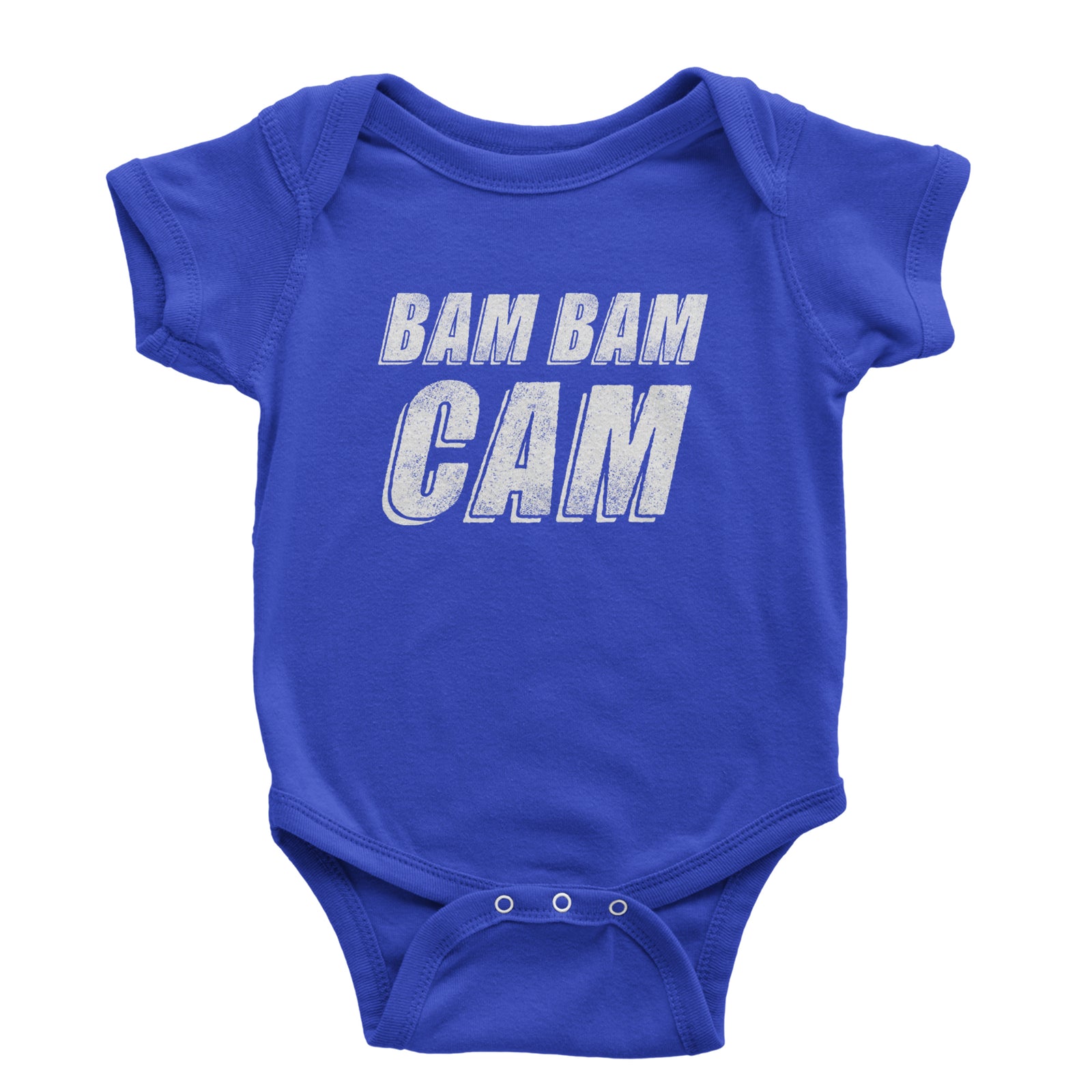 Bam Bam Cam Infant One-Piece Romper Bodysuit Or Toddler T-shirt Royal Blue