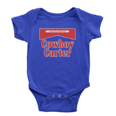 Cowboy Karter Country Act Two Infant One-Piece Romper Bodysuit Or Toddler T-shirt Royal Blue