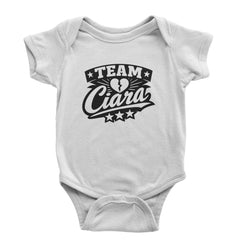 Team Ciara Scamanda Broken Heart Infant One-Piece Romper Bodysuit Or Toddler T-shirt White