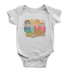 Stay Golden Girls Retro Infant One-Piece Romper Bodysuit Or Toddler T-shirt White
