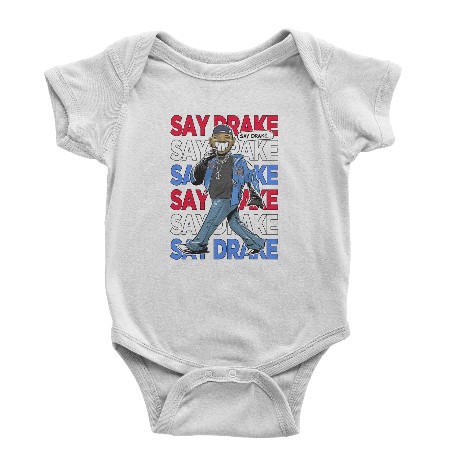 Say Drake Smiling Meme Mustard Infant One-Piece Romper Bodysuit Or Toddler T-shirt White