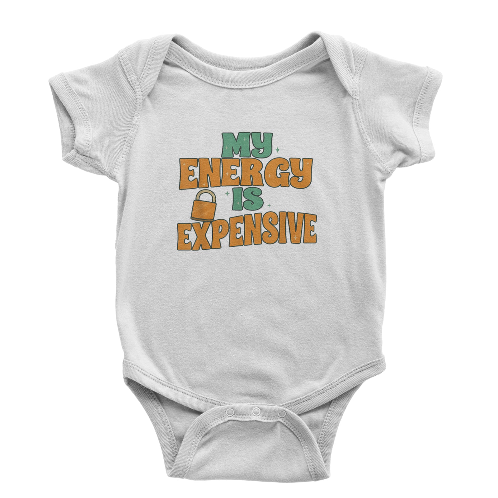 My Energy Is Expensive Self-Care Infant One-Piece Romper Bodysuit or Toddler T-shirt Light Blue