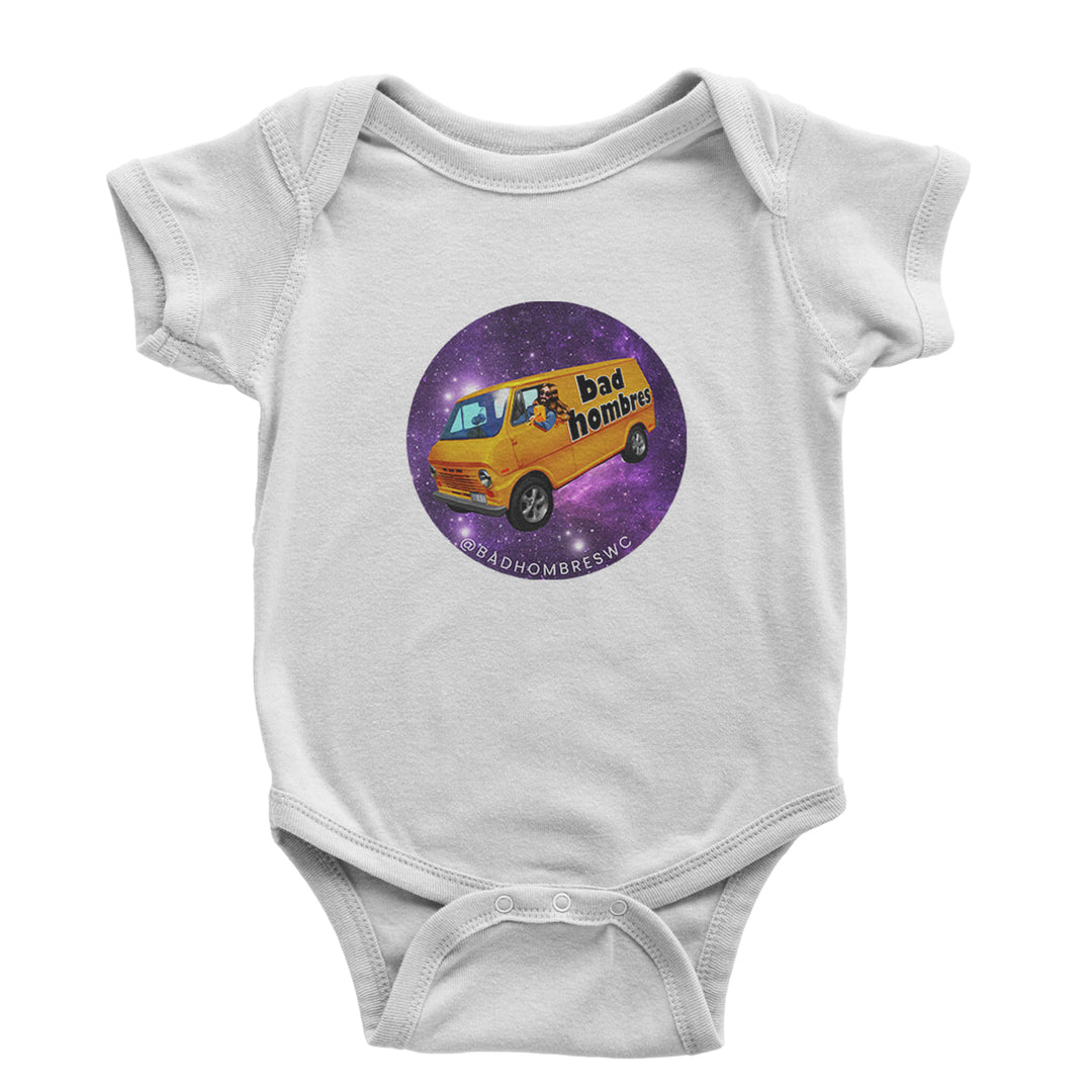 Bad Hombres Space West Chester Band Infant One-Piece Romper Bodysuit Or Toddler T-shirt White