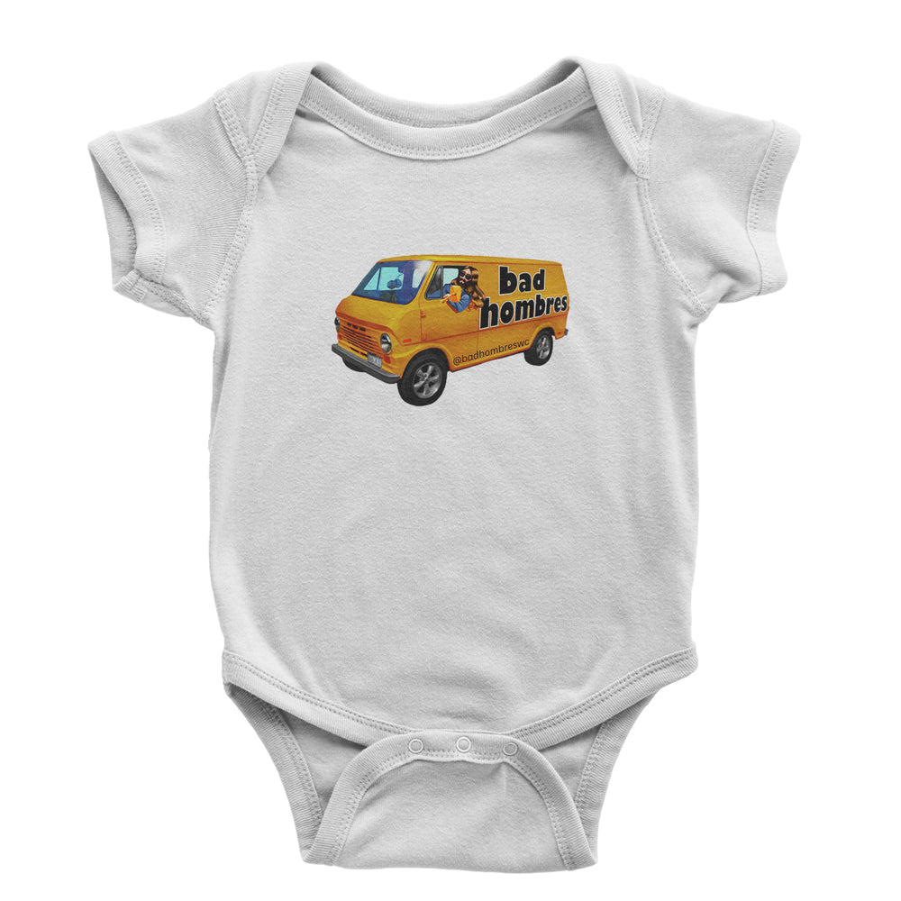 Bad Hombres Van West Chester Band Infant One-Piece Romper Bodysuit Or Toddler T-shirt White