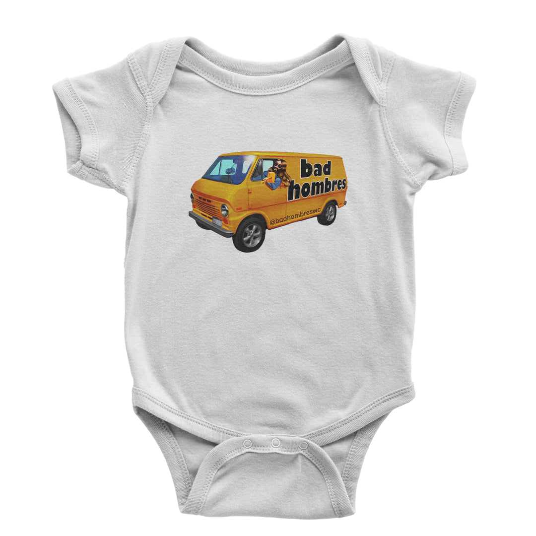 Bad Hombres Van West Chester Band Infant One-Piece Romper Bodysuit Or Toddler T-shirt White