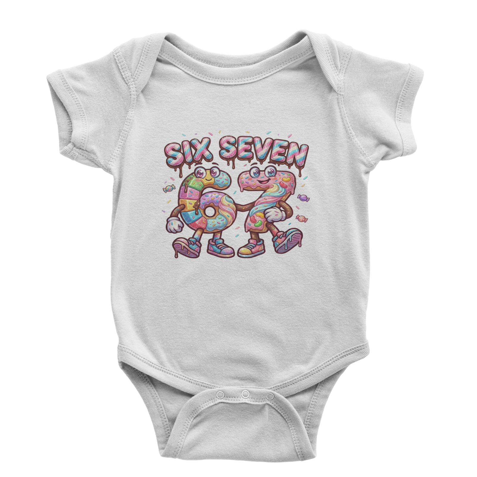 67 Candy Swirl Meme Infant One-Piece Romper Bodysuit Or Toddler T-shirt Black