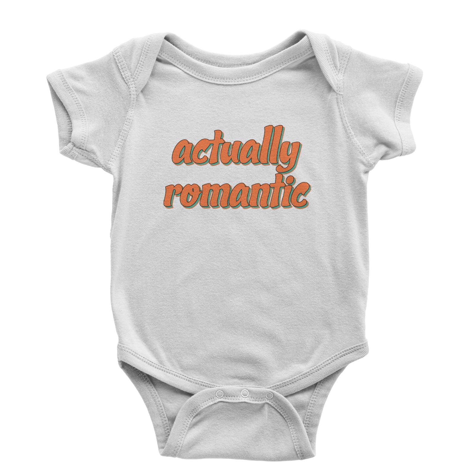 Actually Romantic Infant One-Piece Romper Bodysuit Or Toddler T-shirt Black