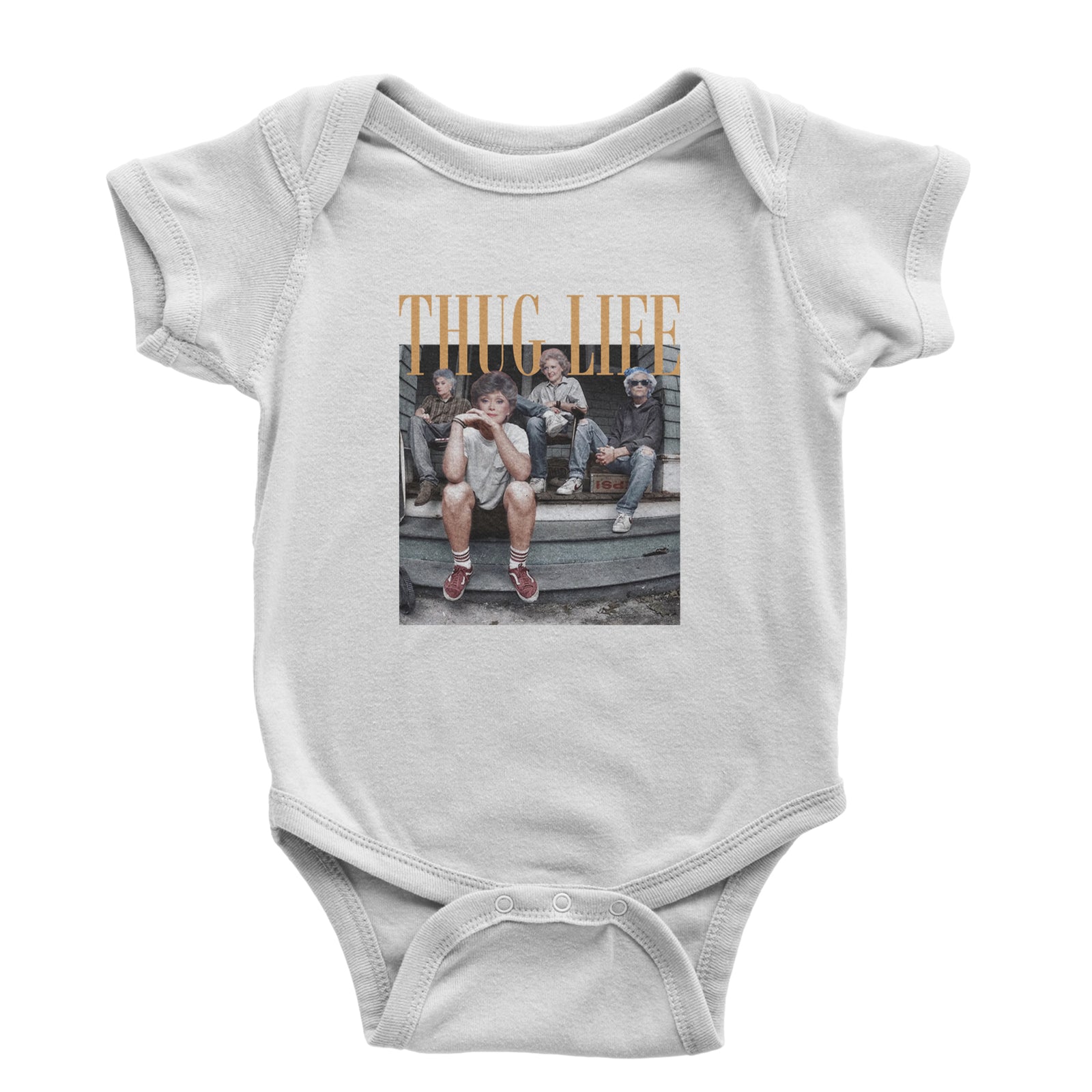 Golden Girls Thug Life Street Infant One-Piece Romper Bodysuit Or Toddler T-shirt Black