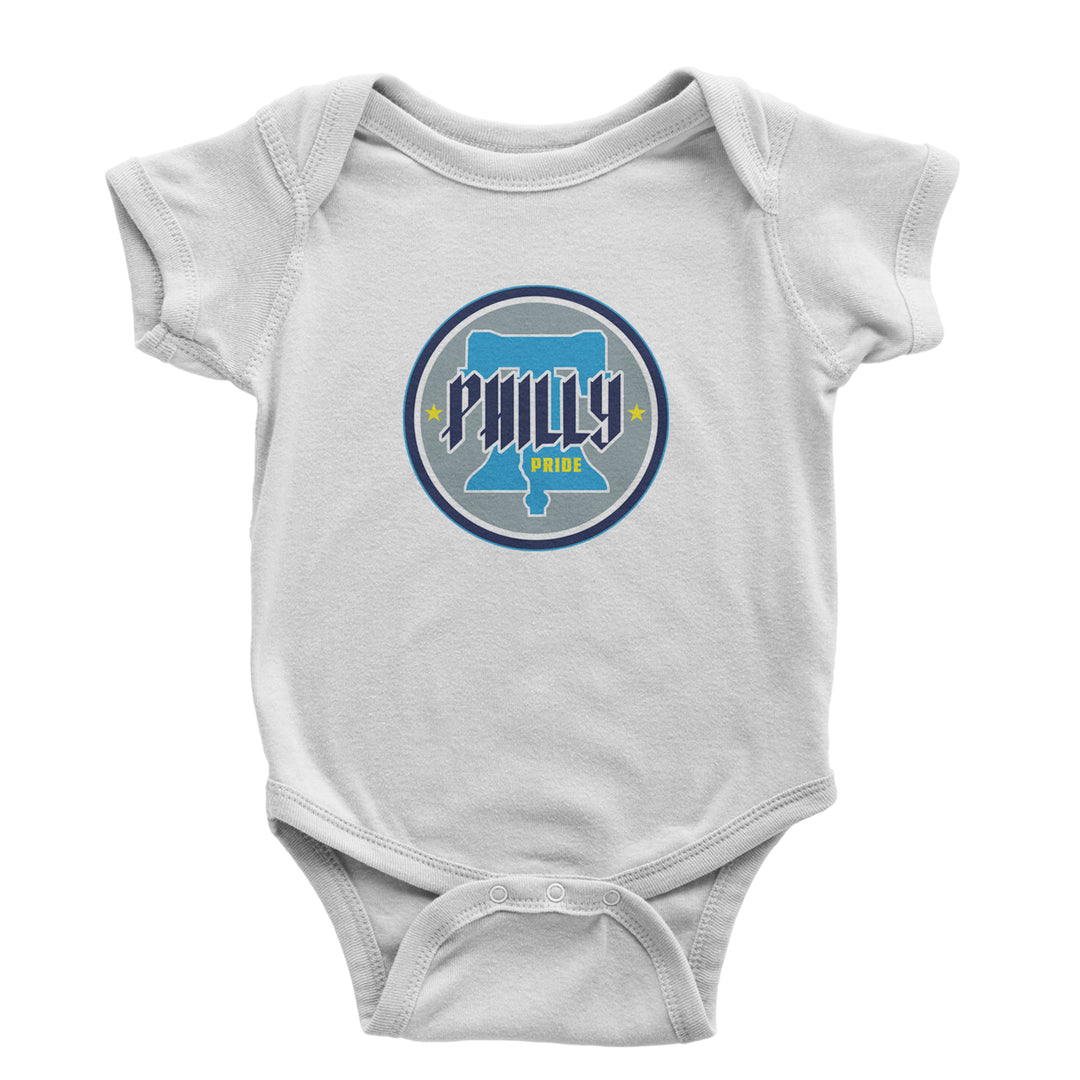 Philly Pride Liberty Bell Infant One-Piece Romper Bodysuit Or Toddler T-shirt White