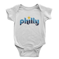 Skyline Philly Philadelphia Infant One-Piece Romper Bodysuit Or Toddler T-shirt White