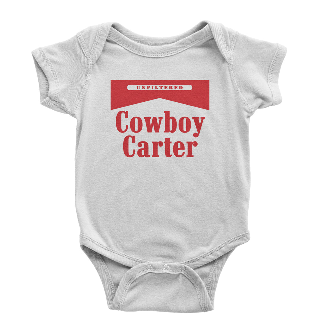 Cowboy Karter Country Act Two Infant One-Piece Romper Bodysuit Or Toddler T-shirt White