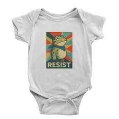 Resist Portland Protest Frog Infant One-Piece Romper Bodysuit Or Toddler T-shirt White