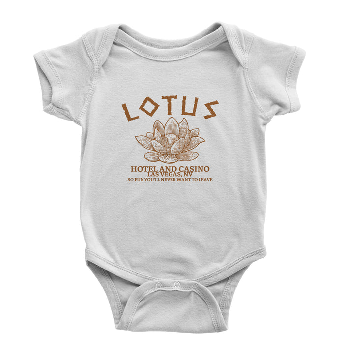 Lotus Hotel and Casino Infant One-Piece Romper Bodysuit or Toddler T-shirt