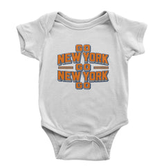 Go New York Go Basketball Infant One-Piece Romper Bodysuit Or Toddler T-shirt White