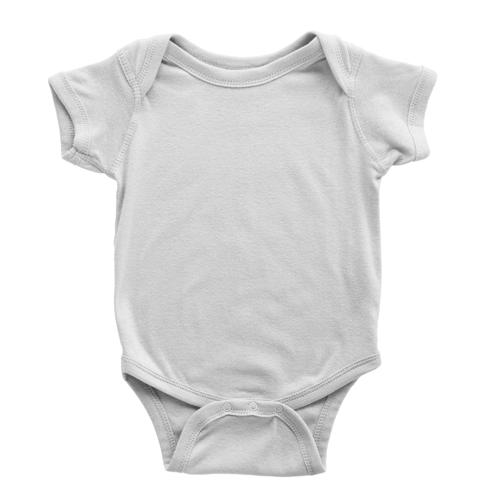 Basics - Pure & Simple Blank Apparel Infant One-Piece Romper Bodysuit Or Toddler T-shirt White