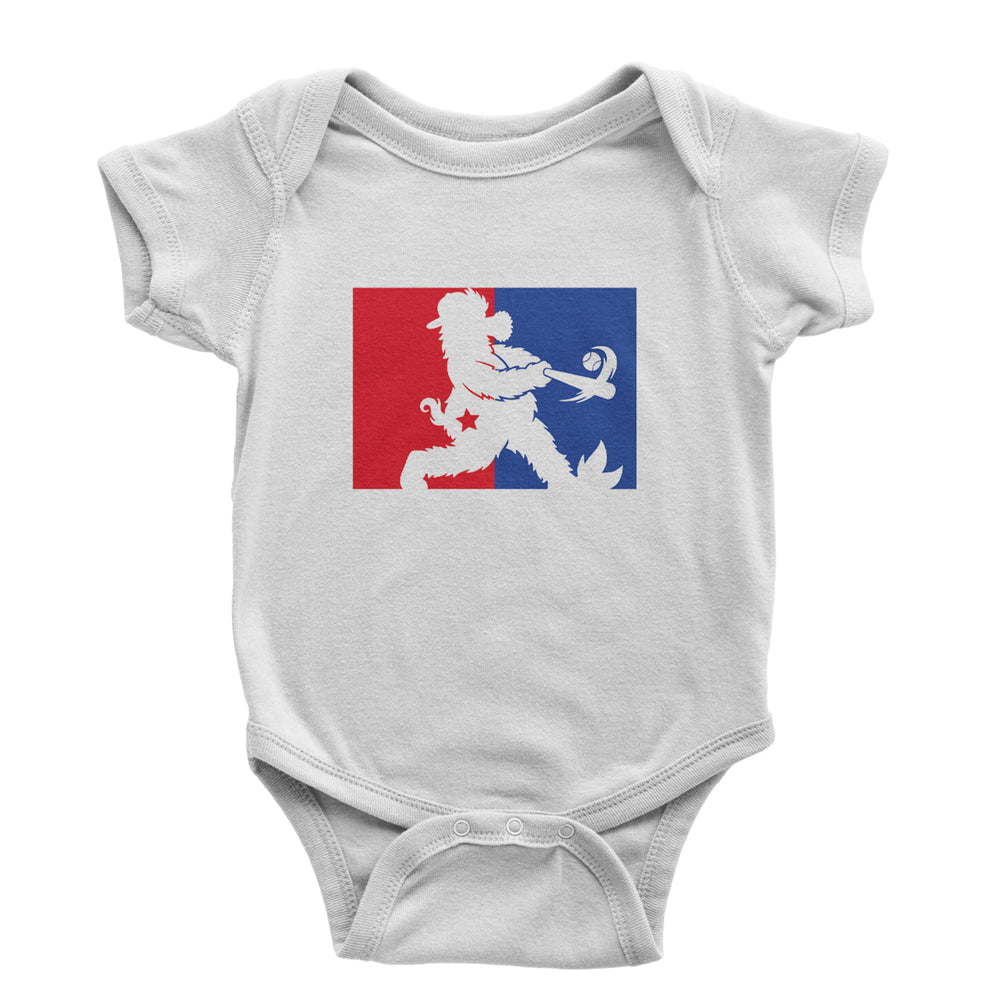 Batter Up Philly Baseball Phan Infant One-Piece Romper Bodysuit Or Toddler T-shirt White