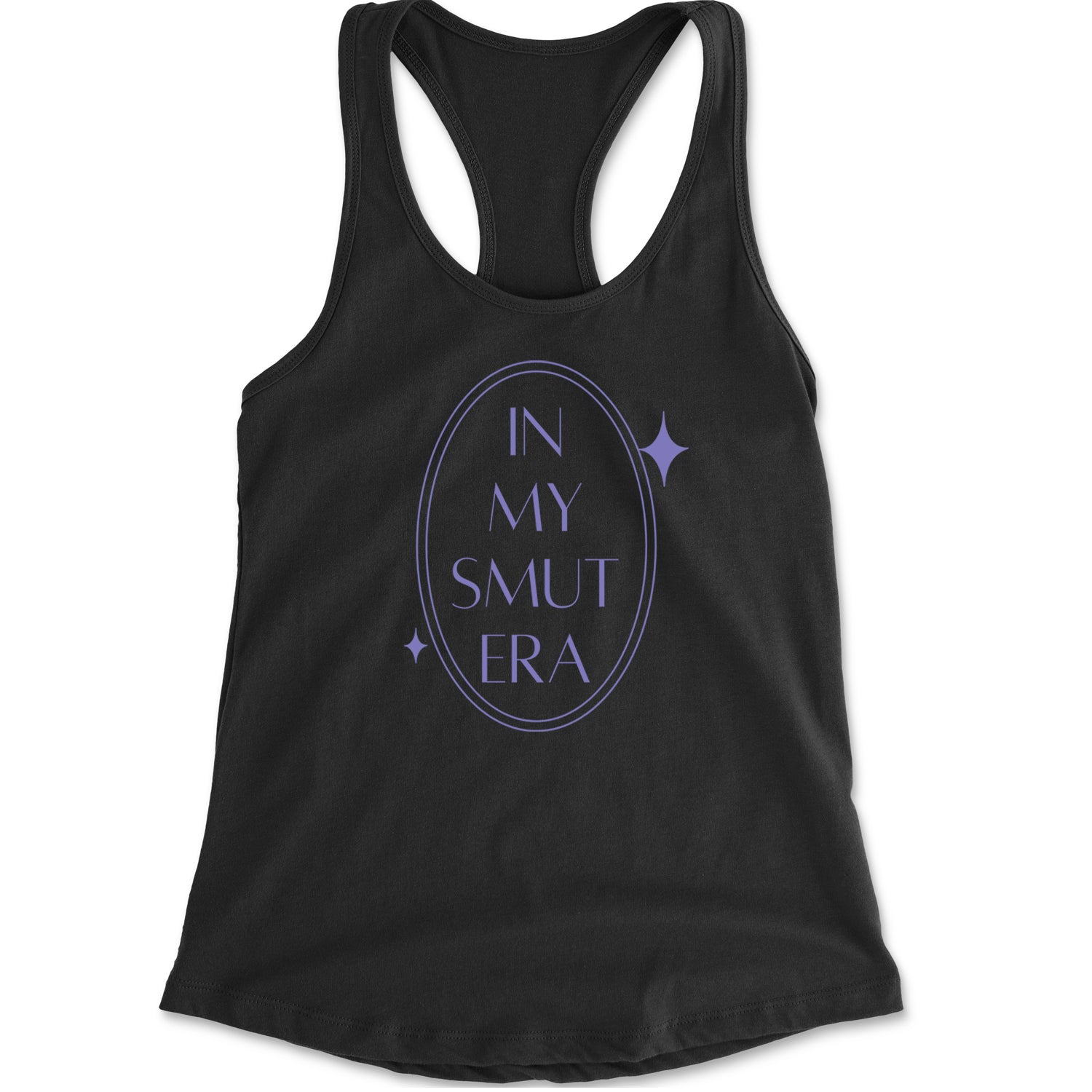 In My Smut Era Romantasy Racerback Tank Top for Women Heather Grey