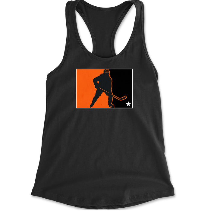 Hockey Enforcer Retro Vintage Racerback Tank Top for Women