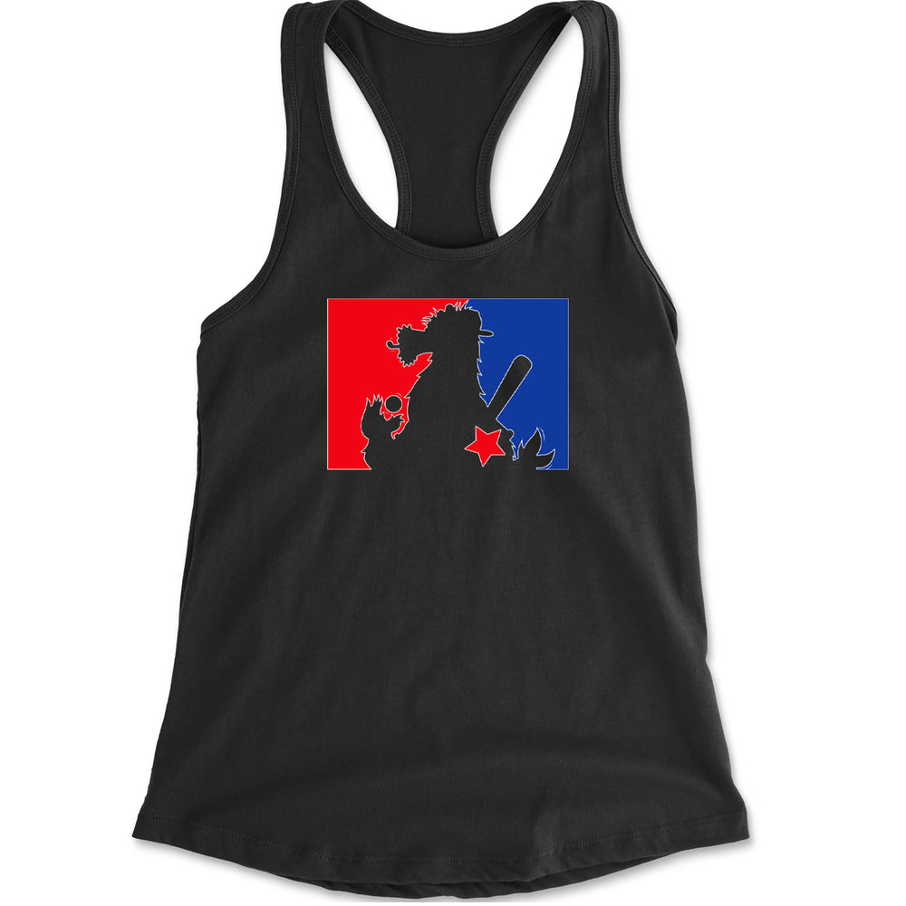 Philly Baseball Phan Racerback Tank Top for Women Black