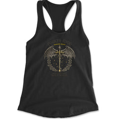 Fourth Wing Dragon Rider Vintage Basgiath War College Racerback Tank Top for Women Black
