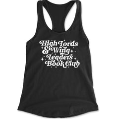 High Lords and Wingleaders Club Romantasy Racerback Tank Top for Women Black