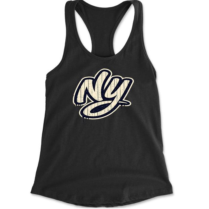 NYC New York City Grunge Street Racerback Tank Top for Women