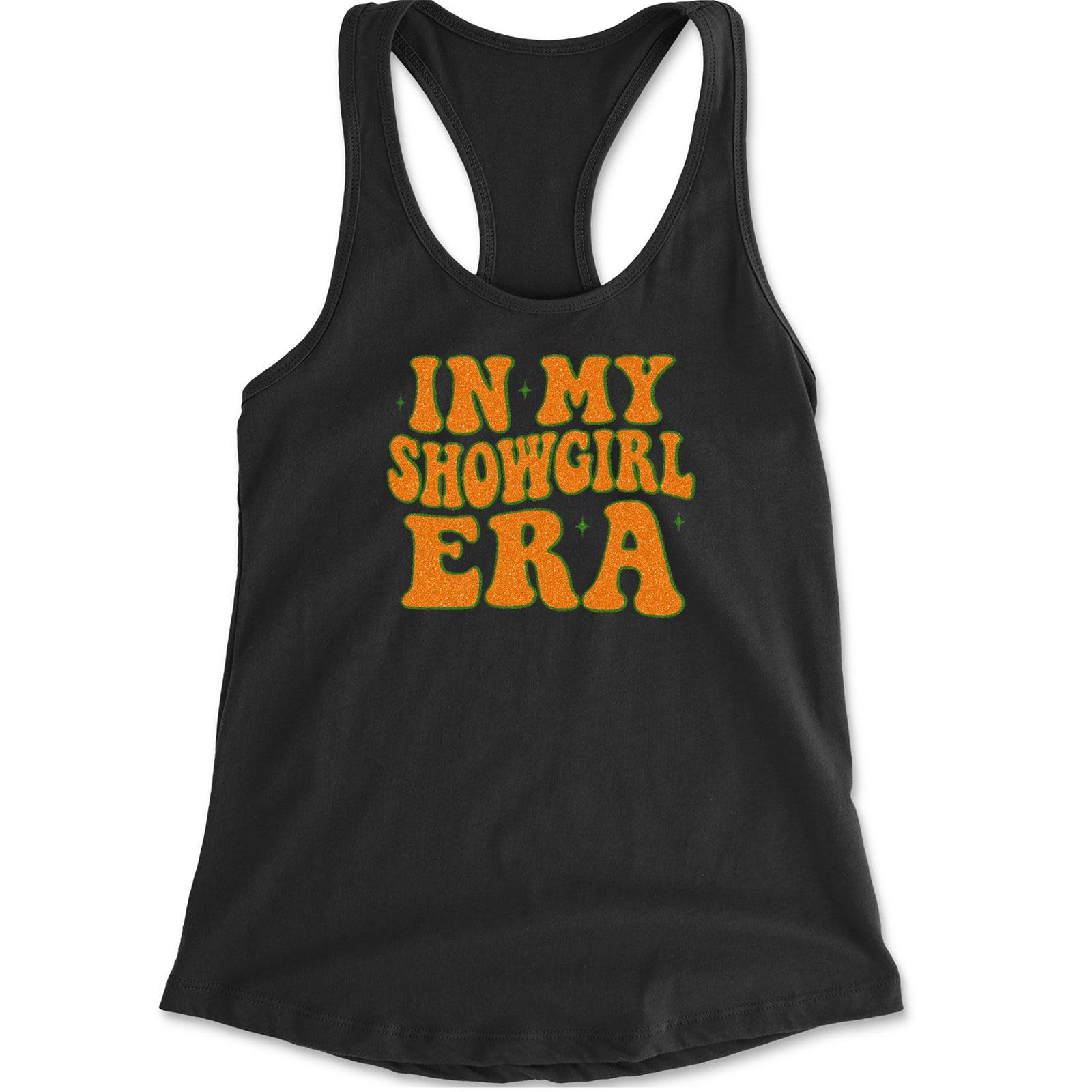 In My Showgirl Era Retro Racerback Tank Top for Women Black