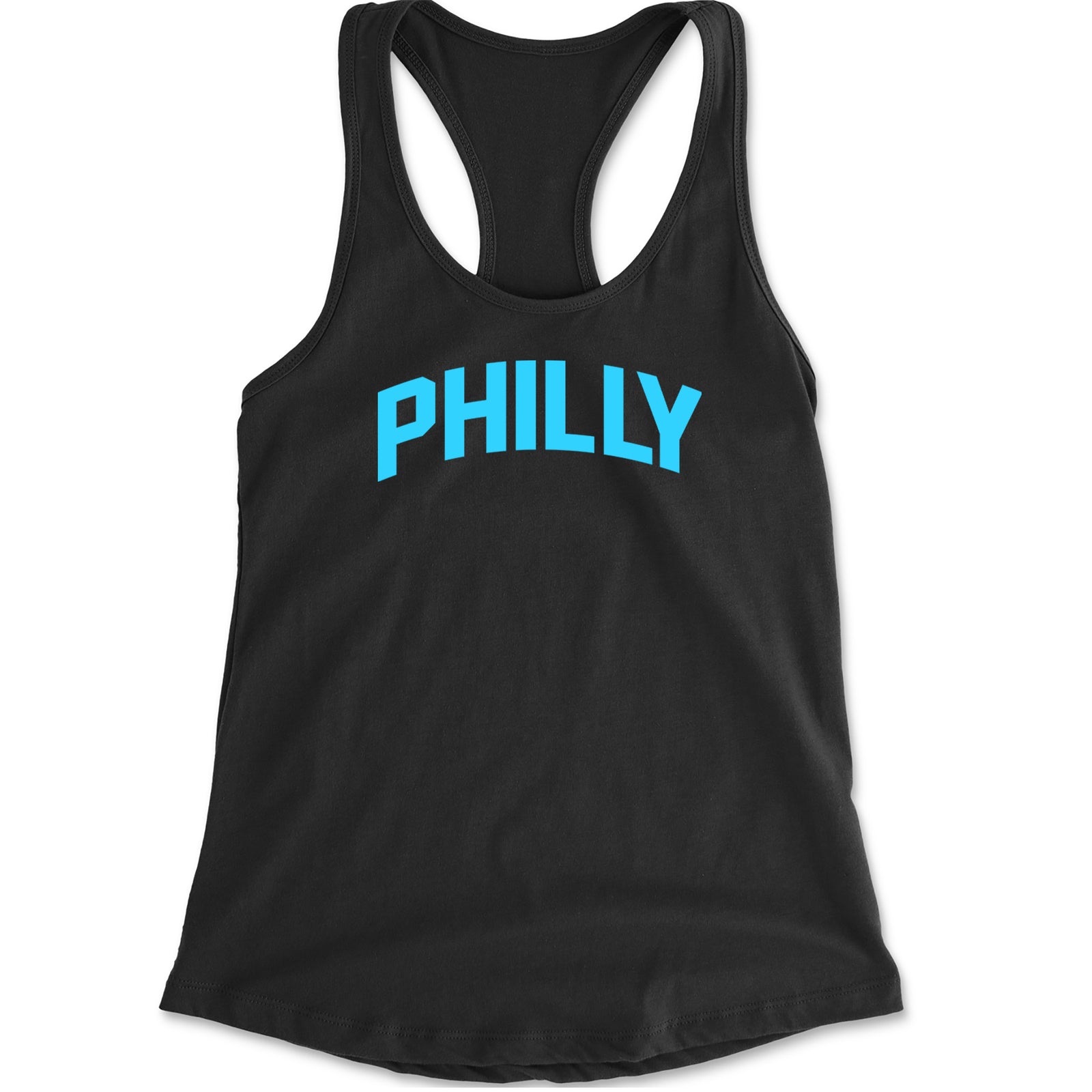 Philly Philadelphia Pride Racerback Tank Top for Women Black