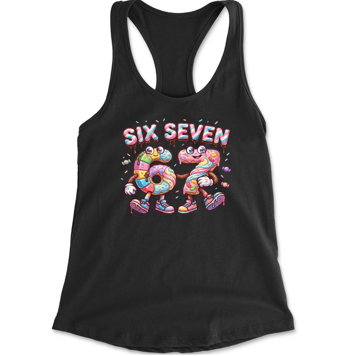 67 Candy Swirl Meme Racerback Tank Top for Women